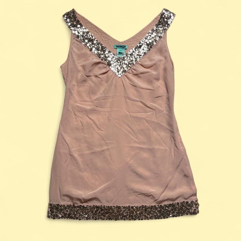 2000s sequin mini dress